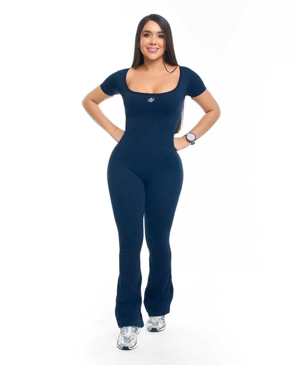Enterizo  Campana Manga Corta Seamless