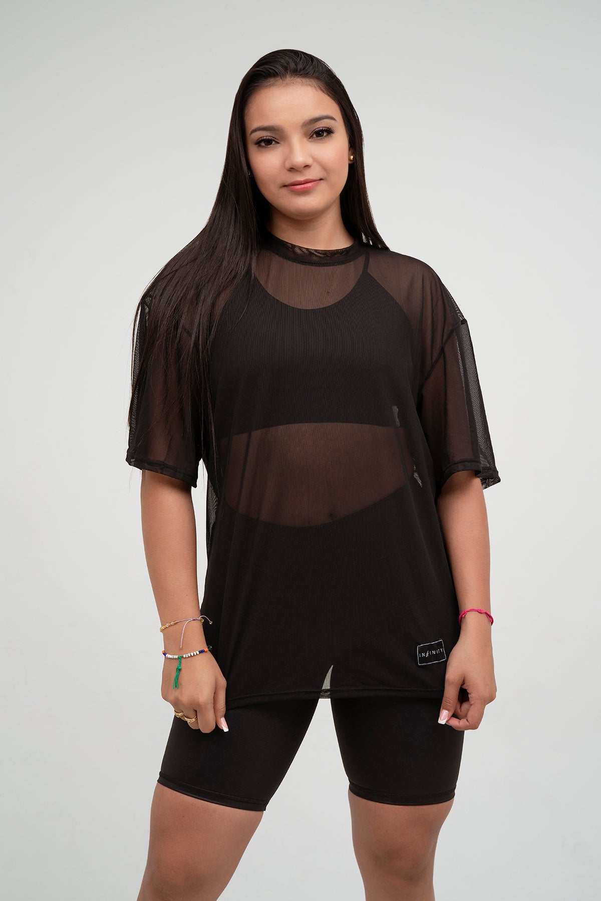 Camisa Over Size Trasparencia