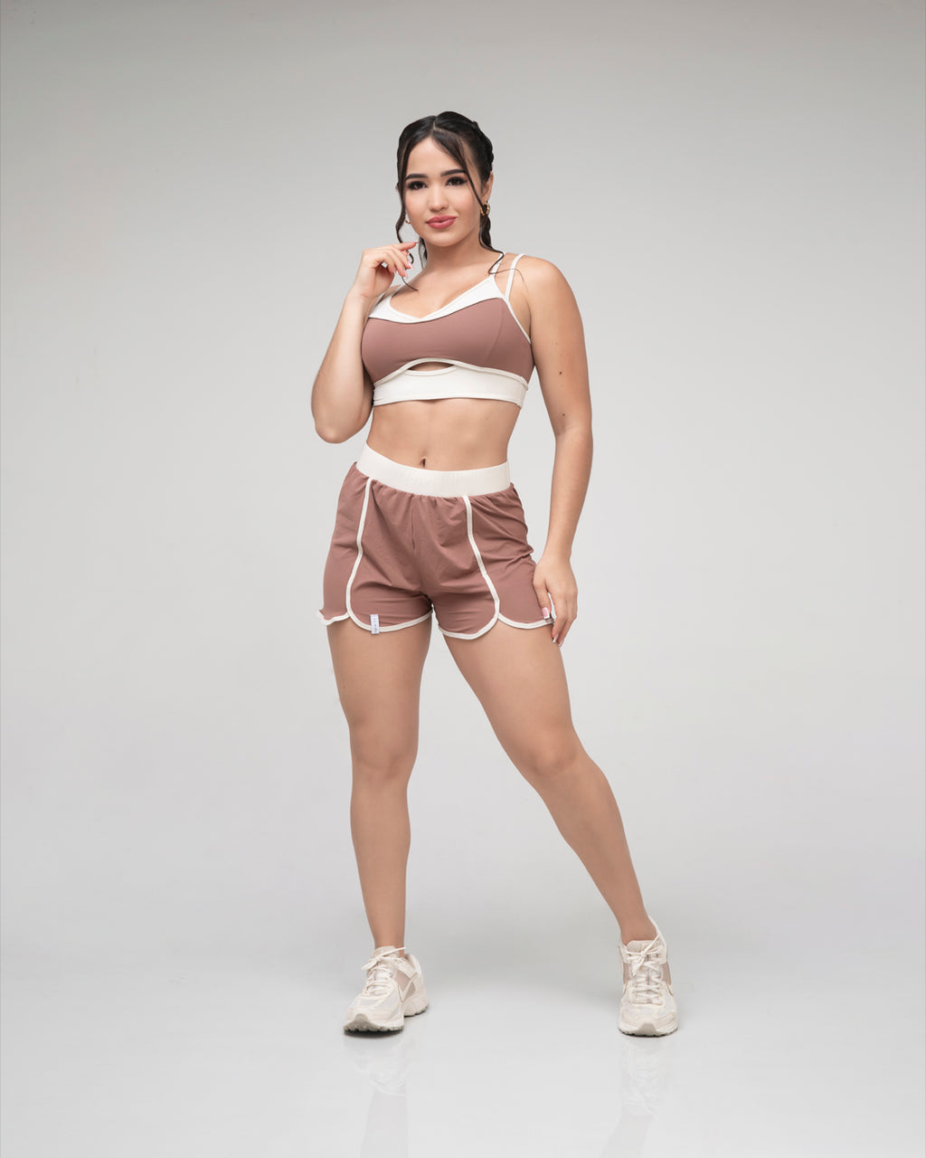 Conjunto Short y Top Bitono  NYLON Cafe - Marfil