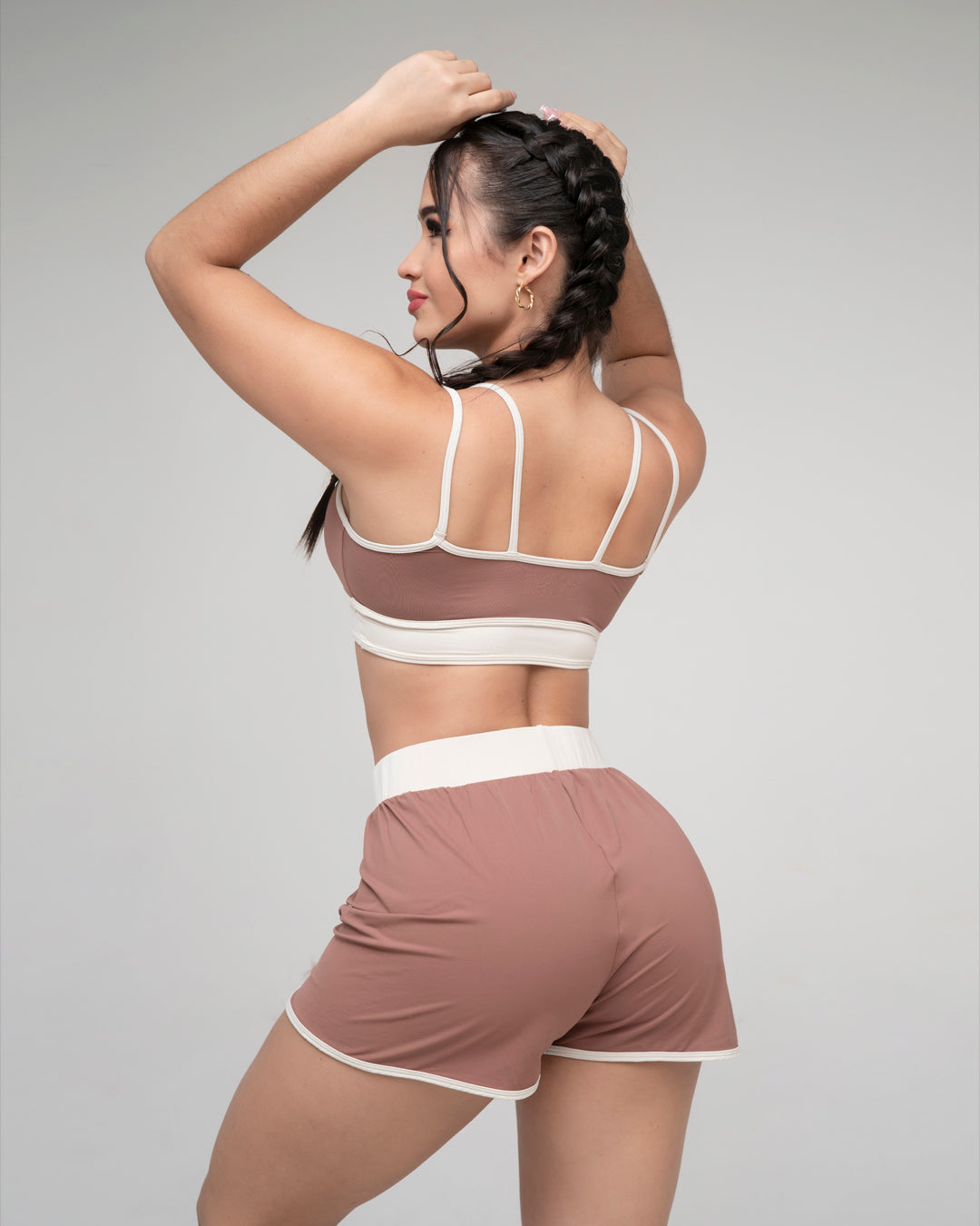 Conjunto Short y Top Bitono  NYLON Cafe - Marfil